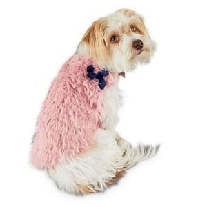 NWT Bond & Co Modern Lux Pink Faux-Fur Dog Vest